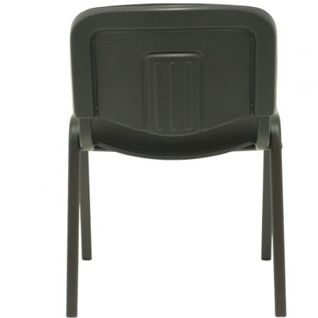 PIQUERAS Y CRESPO Alcaraz Silla Confidente Apilable con Asiento Tapizado ARAN Negro PIQUERAS Y CRESPO Alcaraz Silla Confidente Apilable con Asiento Tapizado ARAN Negro